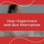 How I Experiment with Bun Alternatives